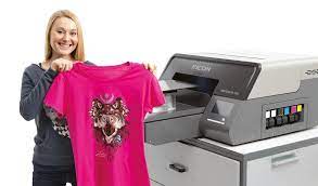 Normally, direct to garment printers only print on white or light colored shirts. Go Direct Why Your Business Needs Direct To Garment Printing