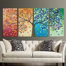 Tree Painting Canvas Wall Art Prints