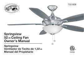 Springview Ceiling Fan By Hampton Bay