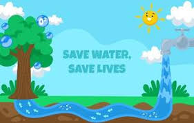 save water vector art icons and