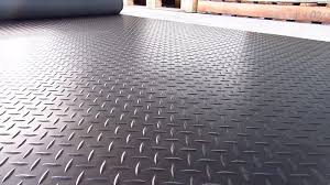 While rubber flooring is often associated with surfaces you'd find in a gym or hospital, this material rubber flooring can be made from either natural tree rubber or from synthetic materials, which are. Checker Plate Rubber Flooring Checker Plate Rubber Flooring Rubber Mat Malaysia Penang Bayan Lepas Supplier Suppliers