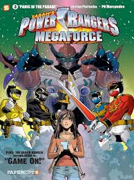 Super megaforce teams up with power rangers from the past, present and future to save the world in one last legendary scale final battle. Preview Power Rangers Megaforce Vol 3 Good Comics For Kids