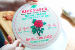 What aisle is rice paper usually in?