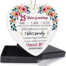 25th anniversary marriage gifts for