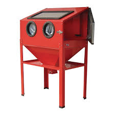 central pneumatic 40 lb capacity floor blast cabinet by central pneumatic
