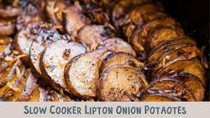 slow cooker lipton onion potatoes the