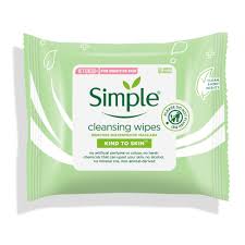 simple kind to skin cleansing wipes