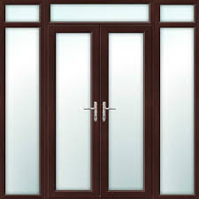 Rosewood French Doors With Side Panels