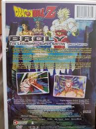 The following songs were present in the funimation dub of dragon ball z: Dragon Ball Z Movie The Legendary Super Saiyan Movie Dvd Usa From Sort It Apps