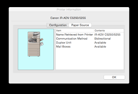 Canon ir c5030i driver installation: Cannot Print Imagerunner Advance Ir Adv Apple Community