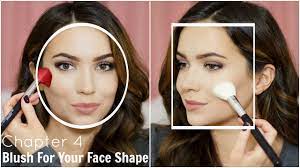 how to apply blush for your face shape