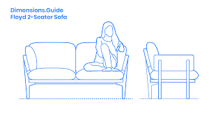 floyd 2 seater sofa dimensions