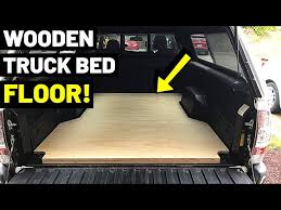 how to build a wooden truck bed floor