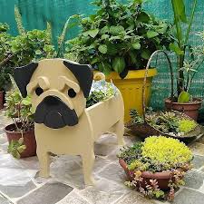 Dog Planter Pet Dog Flower Pot Potted