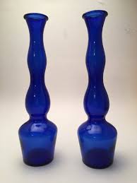 Cobalt Blue Vase Blue Bud Vase Flower