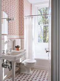 Silver White Pink Bathroom Design Ideas