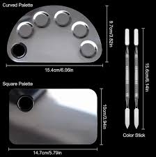batao makeup mixing palette stainless