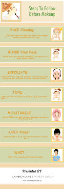 steps to follow before makeup visual ly