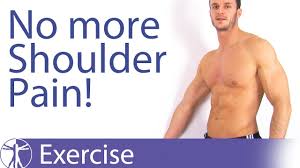 Rehabilitating a shoulder after surgery, injury or other ailments often involves physical or occupational therapy to loosen the shoulder and increase shoulder flexibility to help minimize pain. Best Shoulder Pain Relief Exercises Rotator Cuff Tendinopathy Youtube