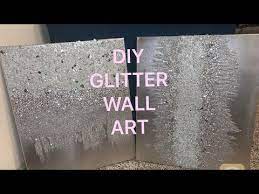 Diy Zgallarie Inspired Glitter Wall Art