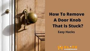 remove a door that is stuck
