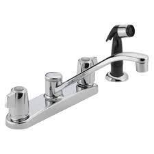 rless core two handle kitchen faucet