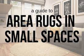 a guide to area rugs in small es