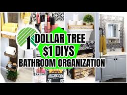 Dollar Tree Bathroom Organization Diys