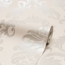 chelsea glitter damask wallpaper in
