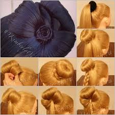 This hair tutorials will show you how to create a 3 easy hair bows half updo. Diy Braided Bow Bun Hairstyle Video