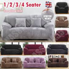 velvet elastic stretch sofa covers