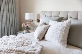 white and beige bedrooms transitional