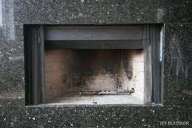 How To Spray Paint Fireplace Interior