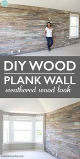 Wood Plank Walls Diy Plank Wall Diy