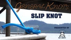 how to tie a slip knot sgt knots