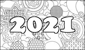 Well, it has been an amazing year around here, and we couldn't be more grateful for all of you. Art Therapy Coloring Page New Year 2021 New Year 8