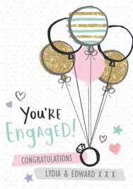 Hope this is the start of incredible new. You Re Engaged Engagement Congratulations Card Moonpig