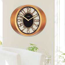 Retro Luxurious Oval Wall Clock With