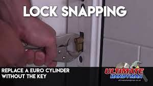 replace a euro cylinder without the key