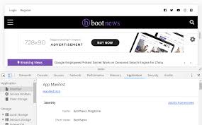 features bootstrap news template