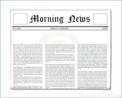 Newspaper Article Layout Template Starmail Info