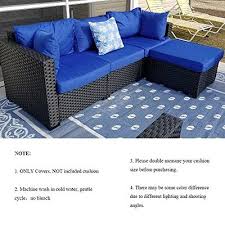 Flymei Patio Cushion Covers Outdoor