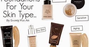 foundations for every skin type