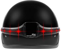 Amazon Com Whistler Whl 40 Motoglo Wireless Motorcycle Helmet Led Brake And Turn Signal Indicator Safety Light Half Helmet Car Electronics