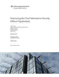 Pdf Structuring The Chief Information Security Officer