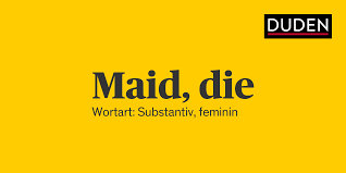 Maid duden