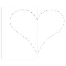 Herz vorlage din a4 zum ausdrucken:. Anleitung Grusskarte Mit Herz Verschluss Ideen Mit Herz