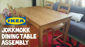 ikea jokkmokk dining table with chair