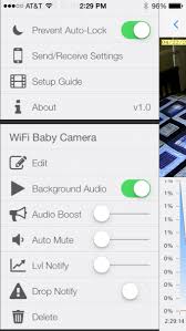 iphone wifi baby monitor app setup