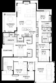 Adaptation of plan to suit your. 3 Bedroom House Plans Designs Perth Novus Homes
